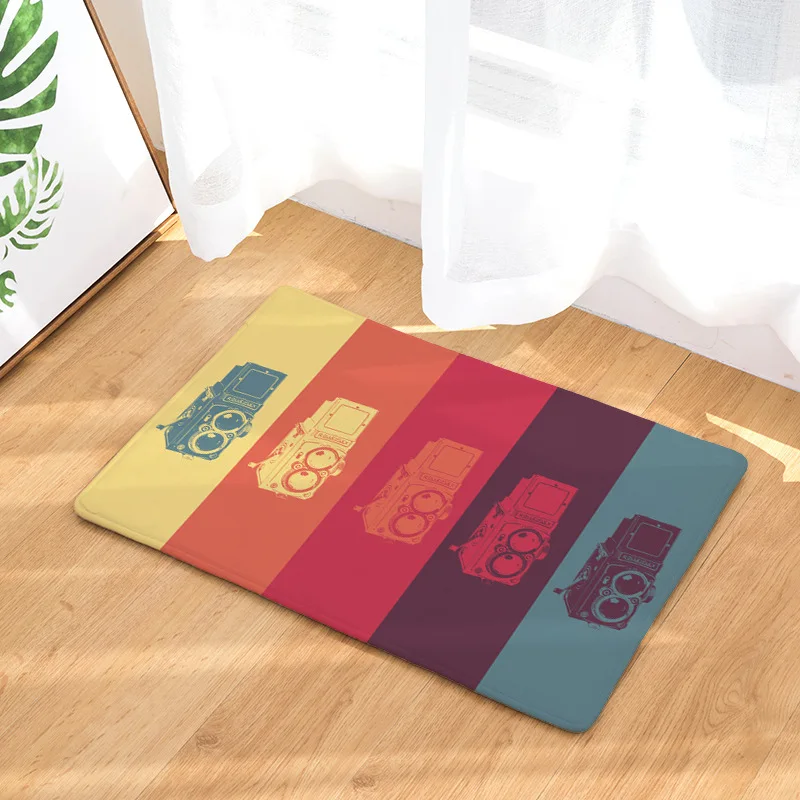 Фланелевые влагопоглощающие коврики для ванной Zeegle с рисунком шариков