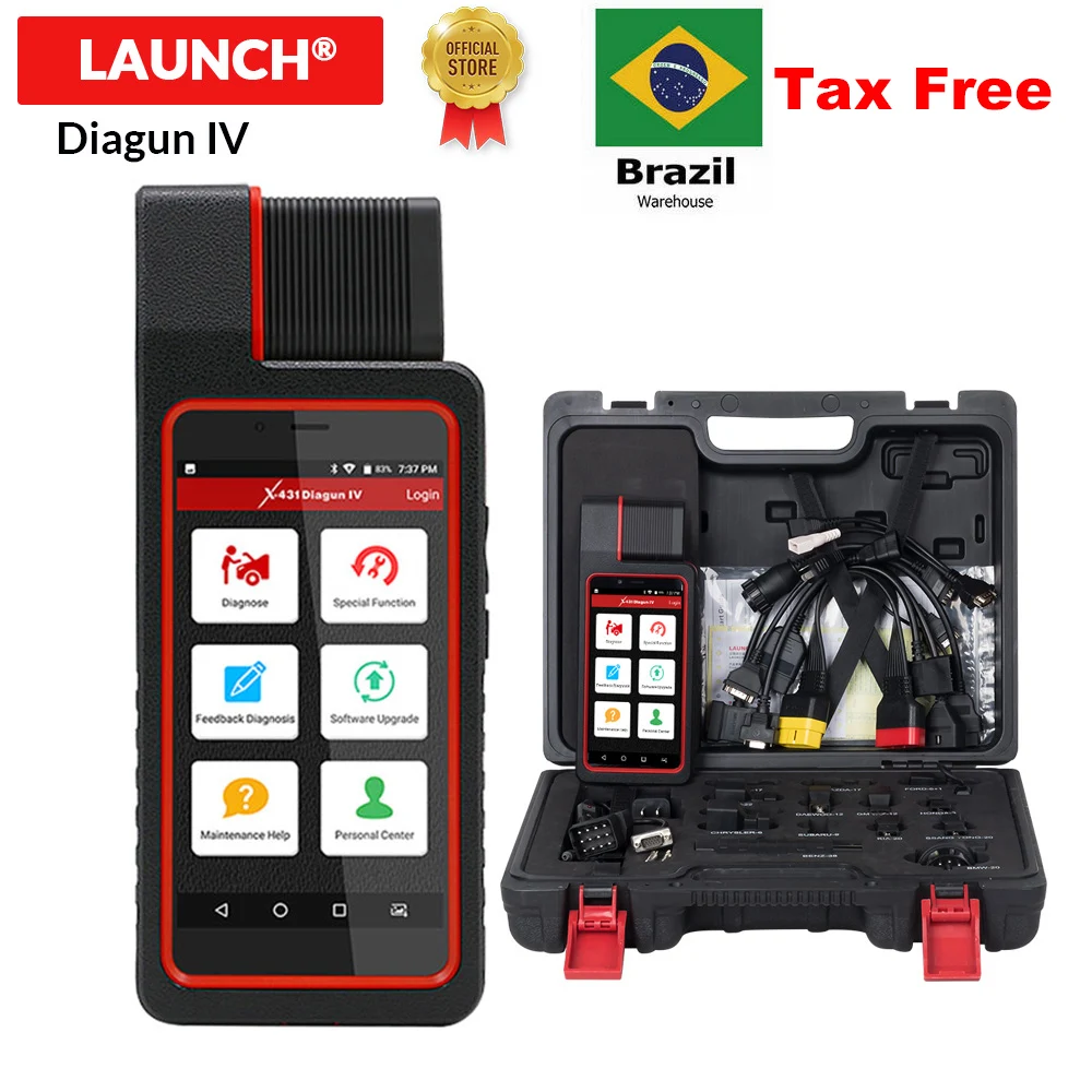LAUNCH X431 Diagun IV Bluetooth/Wifi полная система автомобиля диагностический инструмент обновление онлайн OBD2 сканер PK X431 pro mini MK808