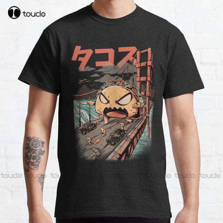 

The Black Takaiju Food Great Wave Off Kanagawa Classic T-Shirt Baseball Shirts Custom Aldult Teen Unisex Fashion Funny New