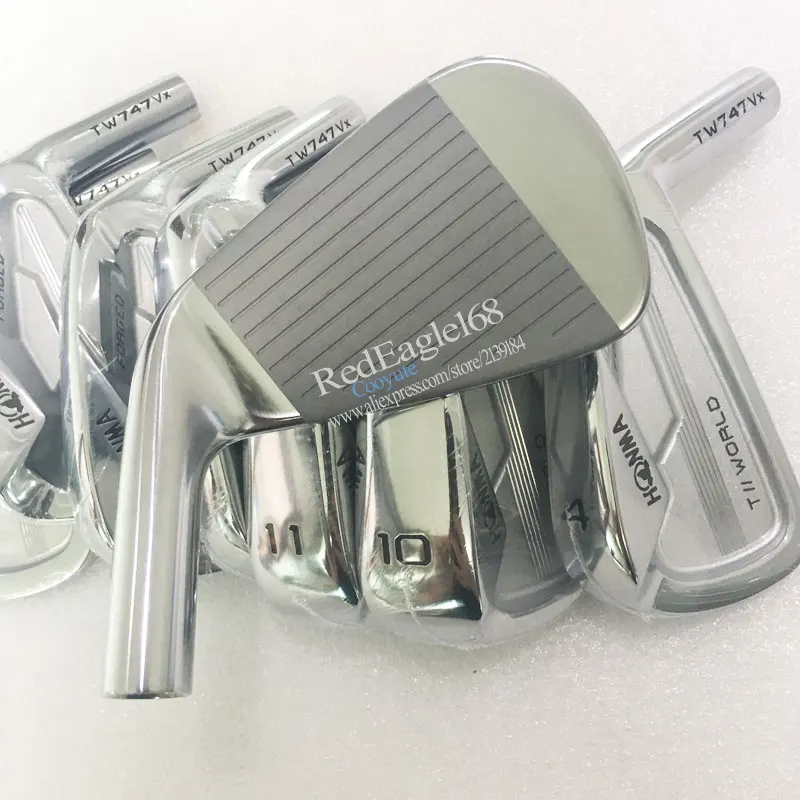 Новые железные клюшки для гольфа HONMA TW747 Vx утюги для гольфа 4-910 11 утюги стальной вал или графитовый Вал и ручки для гольфа Cooyute