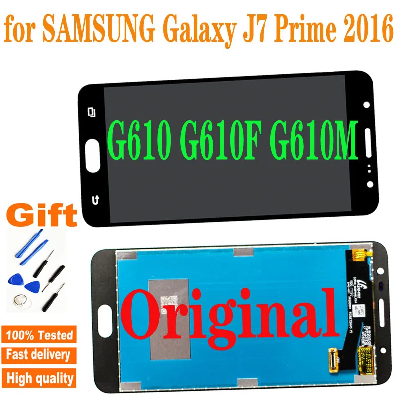 

5,5 ''Оригинальный ЖК-дисплей для SAMSUNG Galaxy J7 Prime 2016, сенсорный экран G610 G610F G610M, дисплей для SAMSUNG J7 Prime, ЖК-дисплей