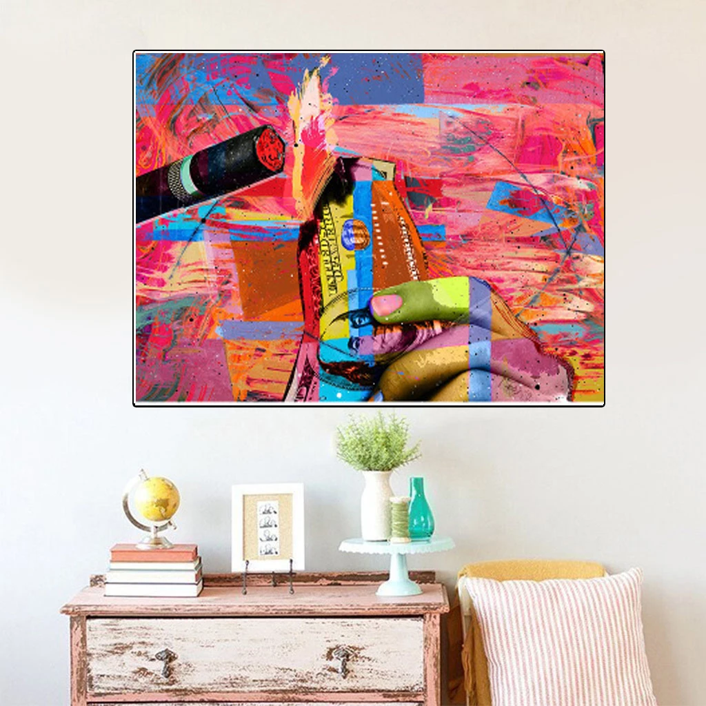 Креативная красочная помада украшение для сигареты картина дома