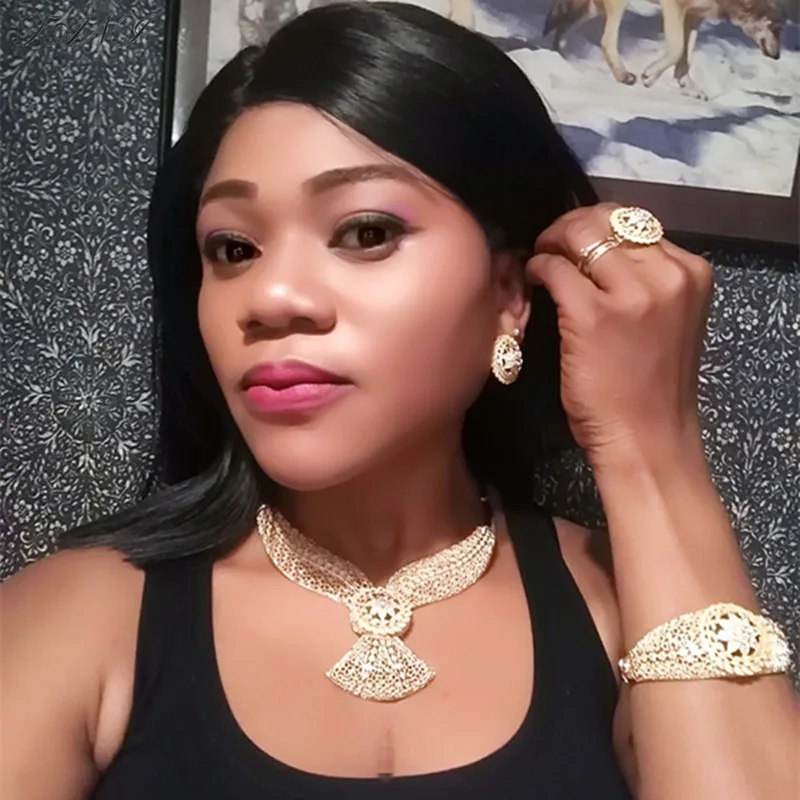 Fani Дубай золотые дизайнерские ювелирные изделия брендовые нигерийские