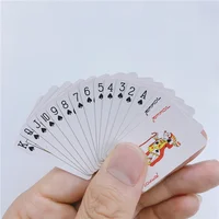 Cute MINI Miniature Games Poker MINI Playing Cards 40X28mm Miniature For Dolls Accessory Home Decoration High Quality Card Game 1