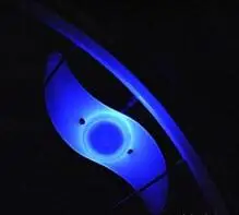 blue Велосипедный светильник для горного велосипеда, велосипедный фонарь, светодиодный S шина, колпачки для клапанов, колеса, спицы, светодиодный светильник - Цвет: blue