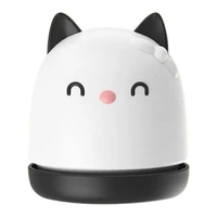 portable mini cute cat desk vacuum cleaner for desktop keyboard cleaner computer brush dust collect robot vacuum cleaner sweep