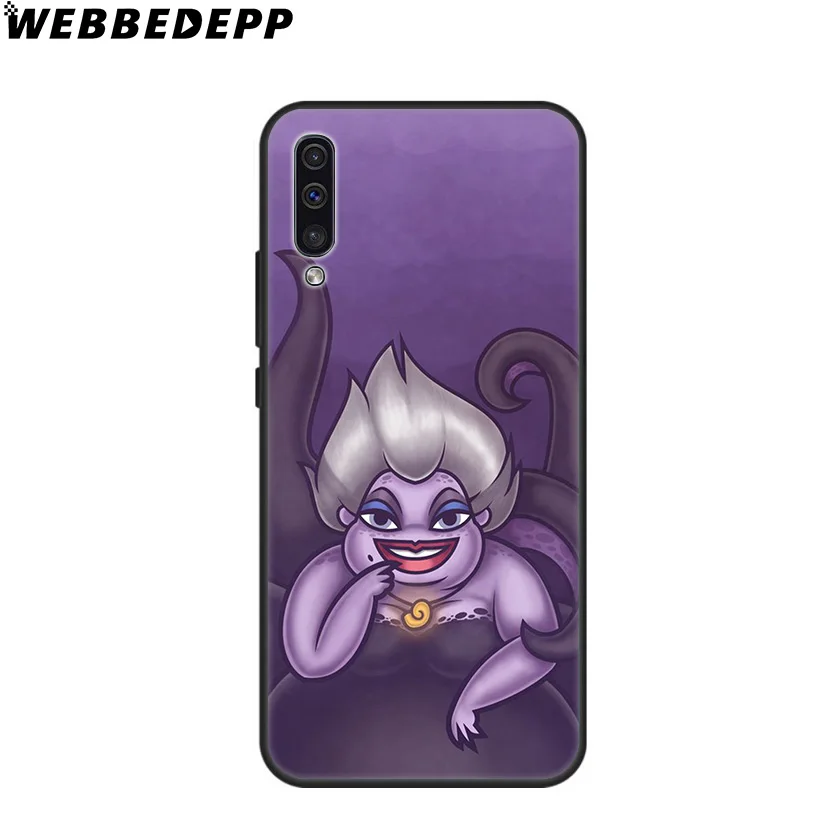 Урсула Русалочка мягкий чехол для samsung Galaxy A70s A50s A40s A30s A20s A20E A10s Note 8 9 10 плюс |