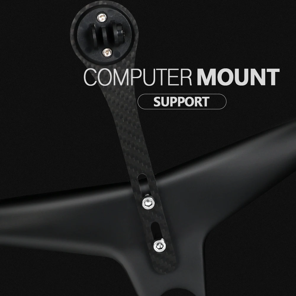 TOSEEK Mtb Handlebars And Stem 28.6mm-17Degree Carbon Integrated Handlebar For Mountain Bike 660~80070/80/90/100mm Bicycle Parts | Спорт и