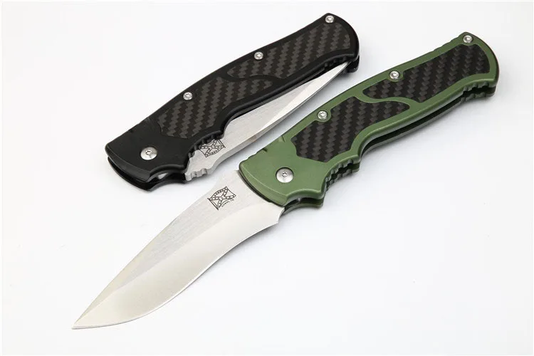 spesifikasi Kualitas Tinggi M2 Pisau Lipat D2 Pisau Serat Karbon Aluminium Menangani Camping Survival Outdoor Taktis Pisau EDC Alat