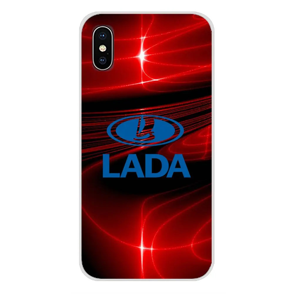 Lada Автомобильный логотип мраморный ТПУ прозрачный корпус чехлы для huawei G7 G8 P7 P8 P9