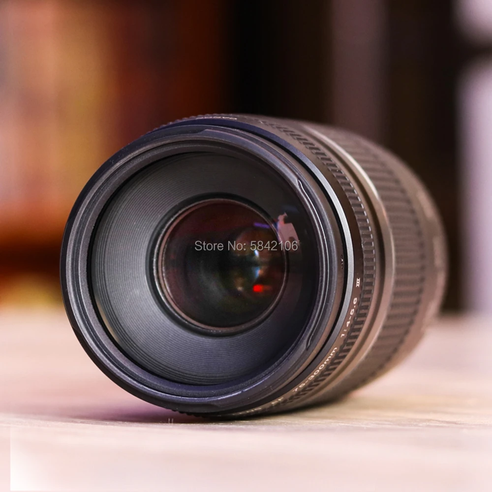 Объективы для камер Canon EF 75-300 мм F/4-5 6 III 100D 200D 750D 760D 77D 1100D 1200D 1300D 1500D 800D 9000D |