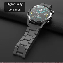 galaxy watch 46mm Ceramics correa for samsung active 2 amazfit bip gts strap for huawei watch gt 2e honor magic 2 band 20mm 22mm