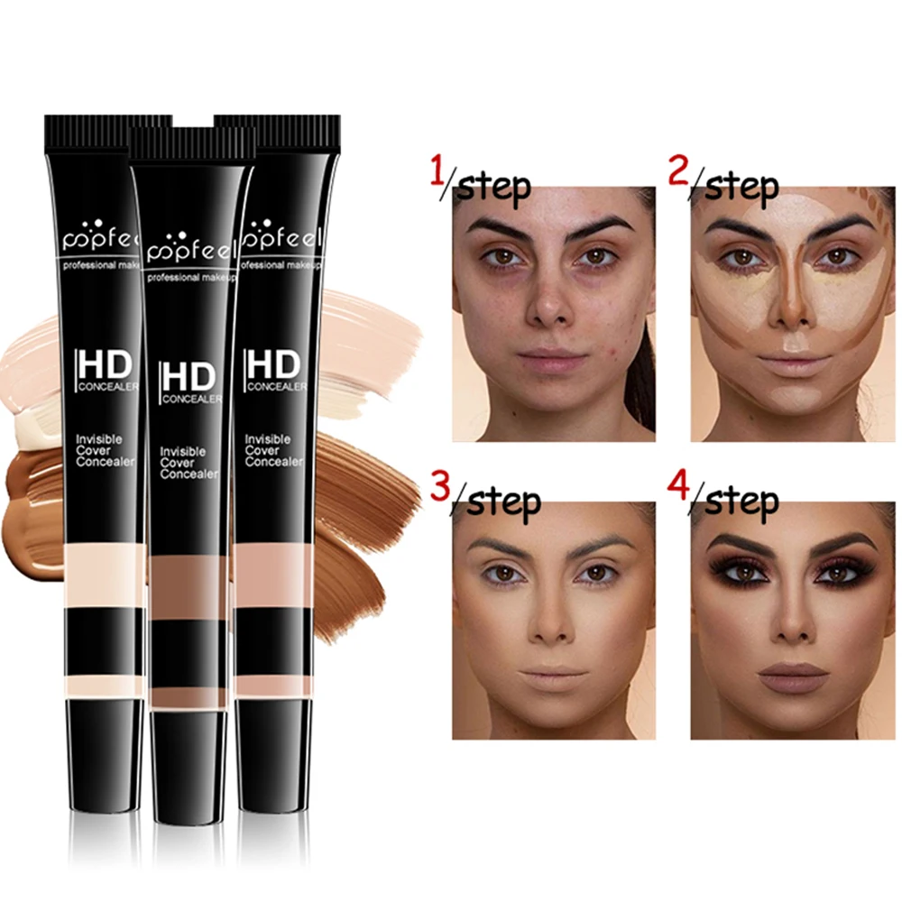 5 Colors Long-lasting Liquid Concealer Face Cream Waterproof Color Corrector Make Up Perfect Full Cover Dropshipping |