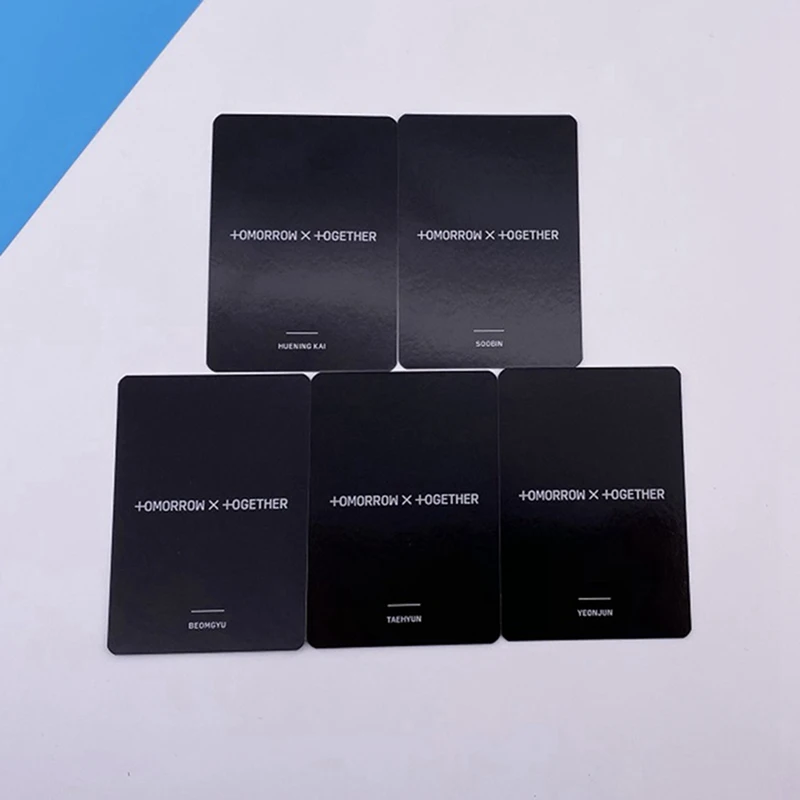 5 Pcs KPOP TXT The Dream Chapter Star Album Photo Card Hip Hop Self Made Paper Cards Autograph Photocard | Канцтовары для офиса и