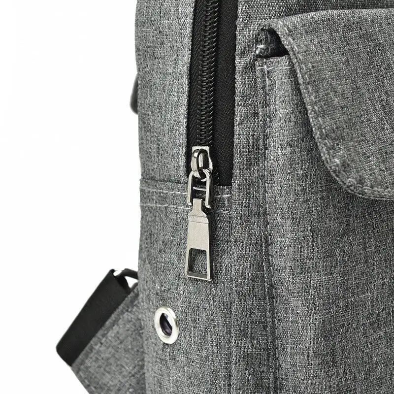 Модная мужская нагрудная сумка мессенджер многофункциональные повседневные