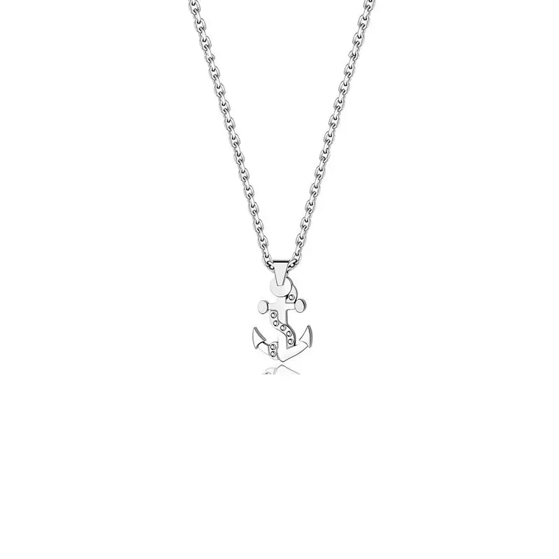 

Brosway Original Fashion Jewelry Necklace Pendant Men's Domineering Anchor Personality Tide Titanium Steel Necklace Pendant