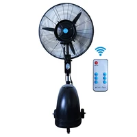 Atomizing cooling fan Commercial powerful energy-saving environmental protection mobile cooling atomizing fan Factory humidifica