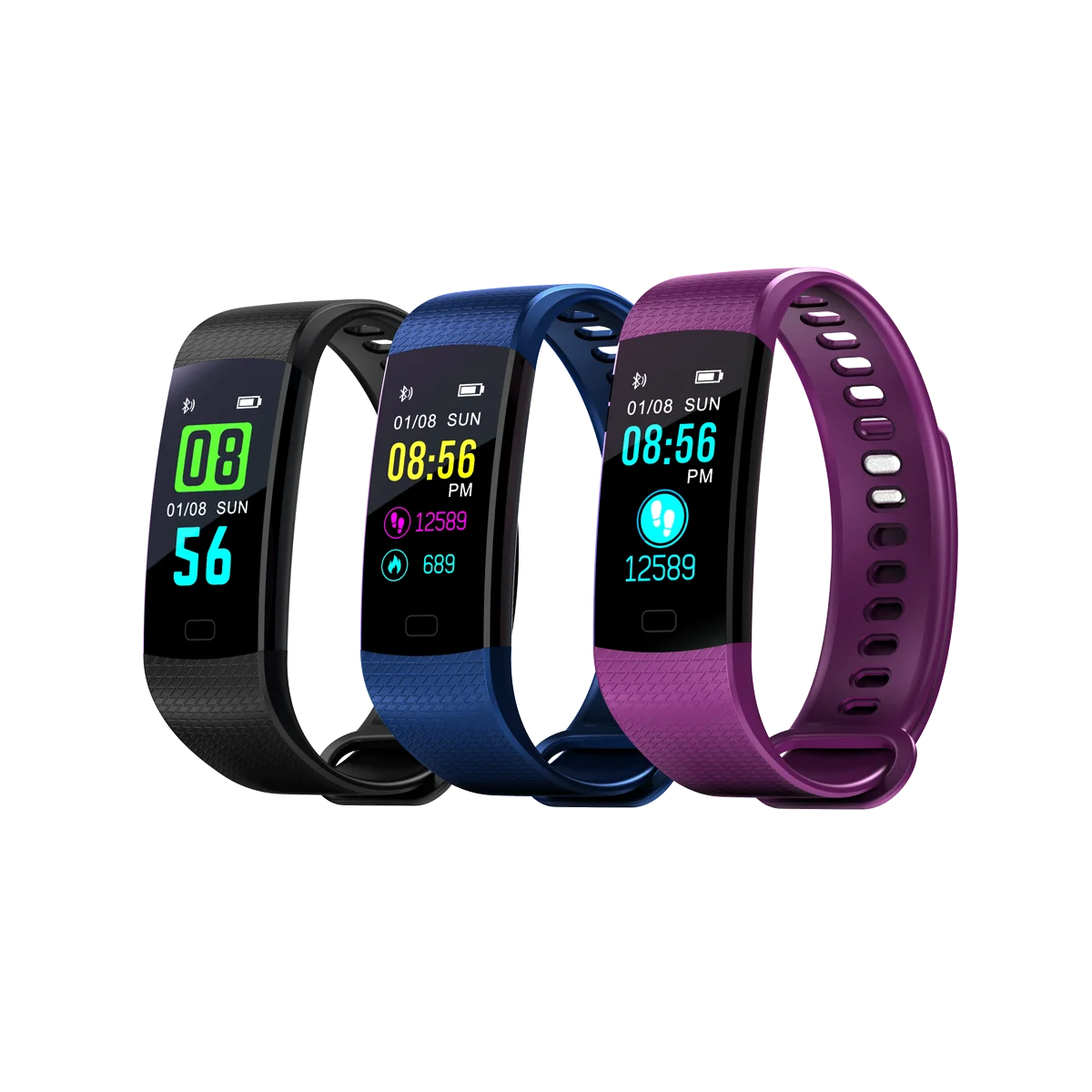 Y5 смарт Браслет фитнес трекер Смарт часы здоровье пульсометр кровяное давление