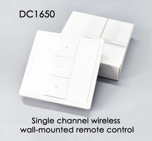 Dooya DC1650 Wall Switch Single Channel Remote Control for Electric Curtain connect with Smart Home Google or Alexa | Дом и сад