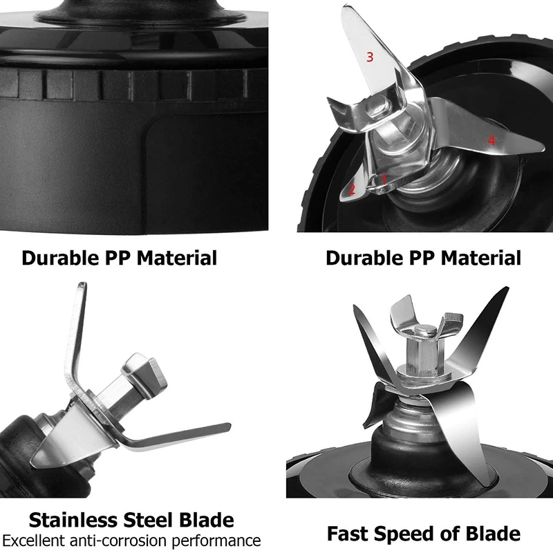 6 плавников для Блендер с ниндзя лезвие запасная часть Нижняя лодыжки в 1 шайба