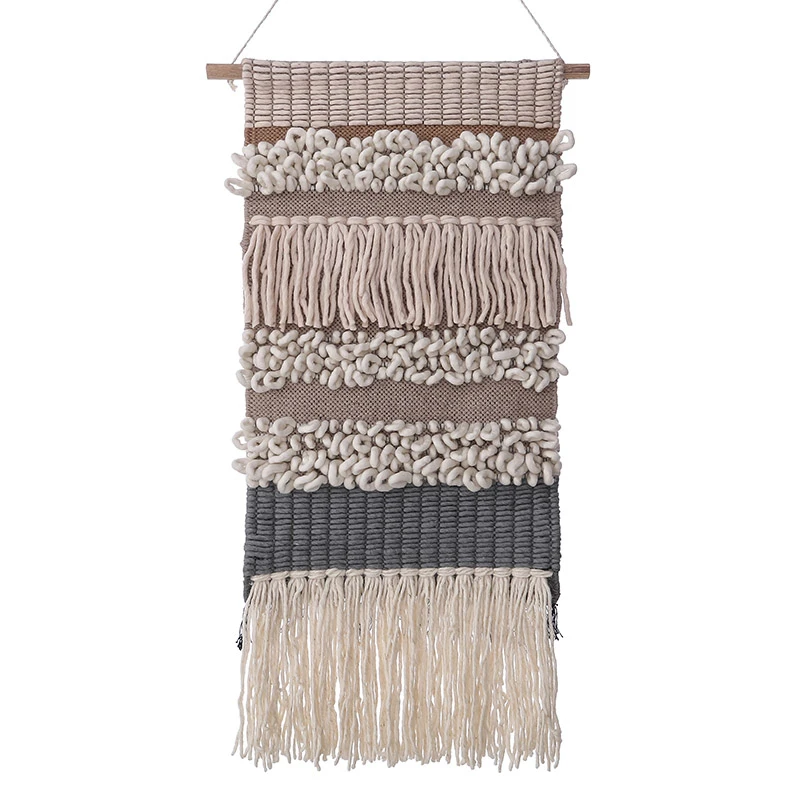 Ручная работа гобелен из макраме Настенный декор мусульманский орнамент Бохо