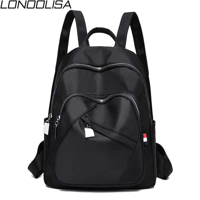 Новинка, женские черные рюкзаки из Оксфорда высокого качества, Mochila mujer, Большая вместительная сумка для книг для девочек-подростков, легкие женские дорожные сумки
