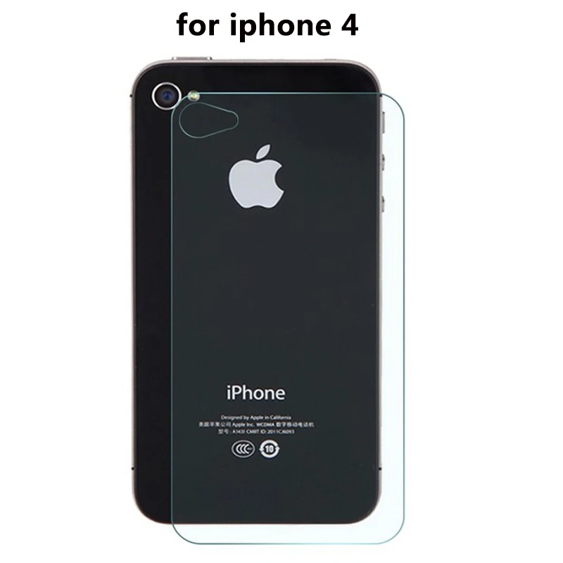 Для Apple iPhone 5 5S SE задняя крышка Закаленное стекло для 4 4S усиленная Защитная пленка