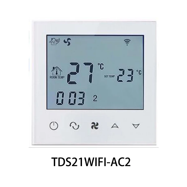 TDS21WIFI-AC2-WW Beok TDS23WIFI-AC, умный центральный регулятор температуры кондиционера, 2 трубы, катушка вентилятора, термостат для кондиционера - Цвет: TDS21WIFI-AC2-WW