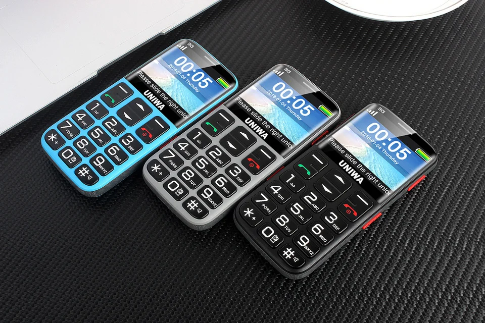 3g WCDMA мобильный телефон с русской клавиатурой 2,31 дюймов gsm 1400 мАч кнопочный SOS FM дешевый разблокированный односимочный мобильный телефон для пожилых людей