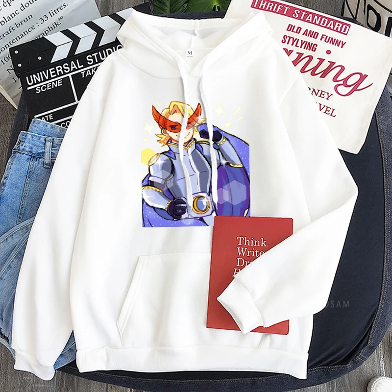 Забавные толстовки аниме Моя геройская Академия Аояма Юга с длинным рукавом Harajuku