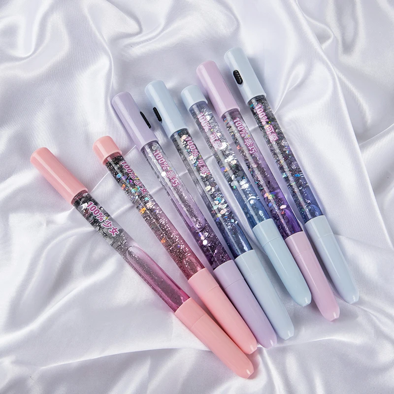 

South Korea Beautiful Girl Quicksand Pen 0.5mm Kids Japanese Gel Pens Kawaii School Supplies Stationary