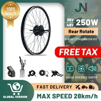 ebike conversion kit 36v48v250w rear rotate wheel hub motor 20 29inch700c with display lcd3 for electric bicycle conversion kit