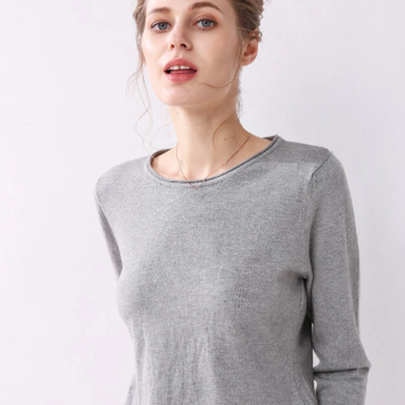 Тонкий Пуловер Женский Купить