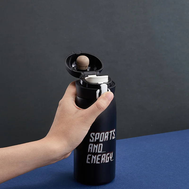 Льготная акция Вакуумная чашка спортивная с аналогичной чашкой термос модный