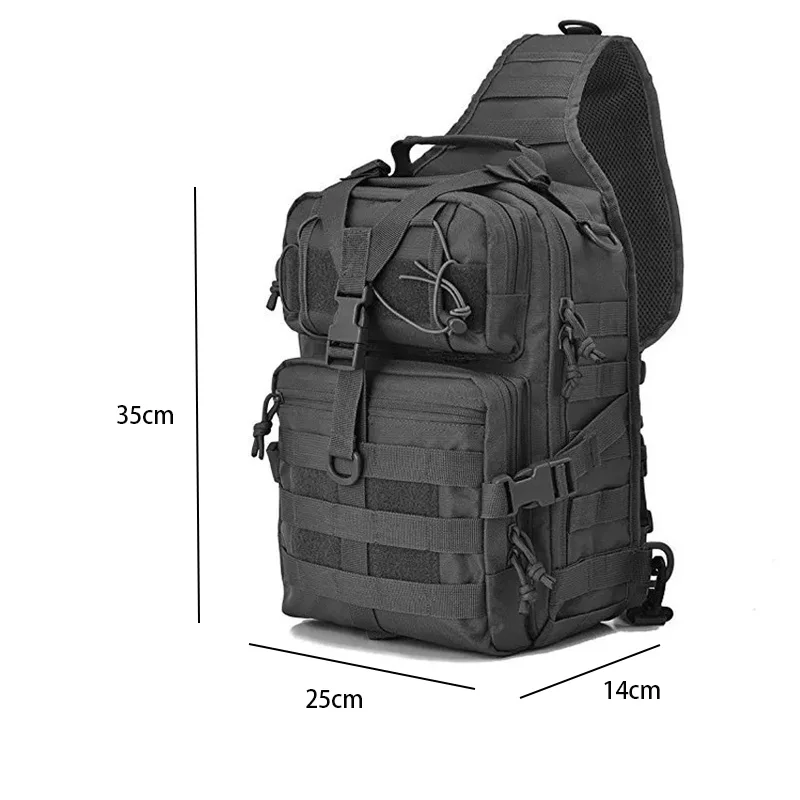 

Tactical Bag Assault Pack Military Sling Backpack Army Molle Waterproof EDC Rucksack Bag for Outdoor Hiking Camping Hunting