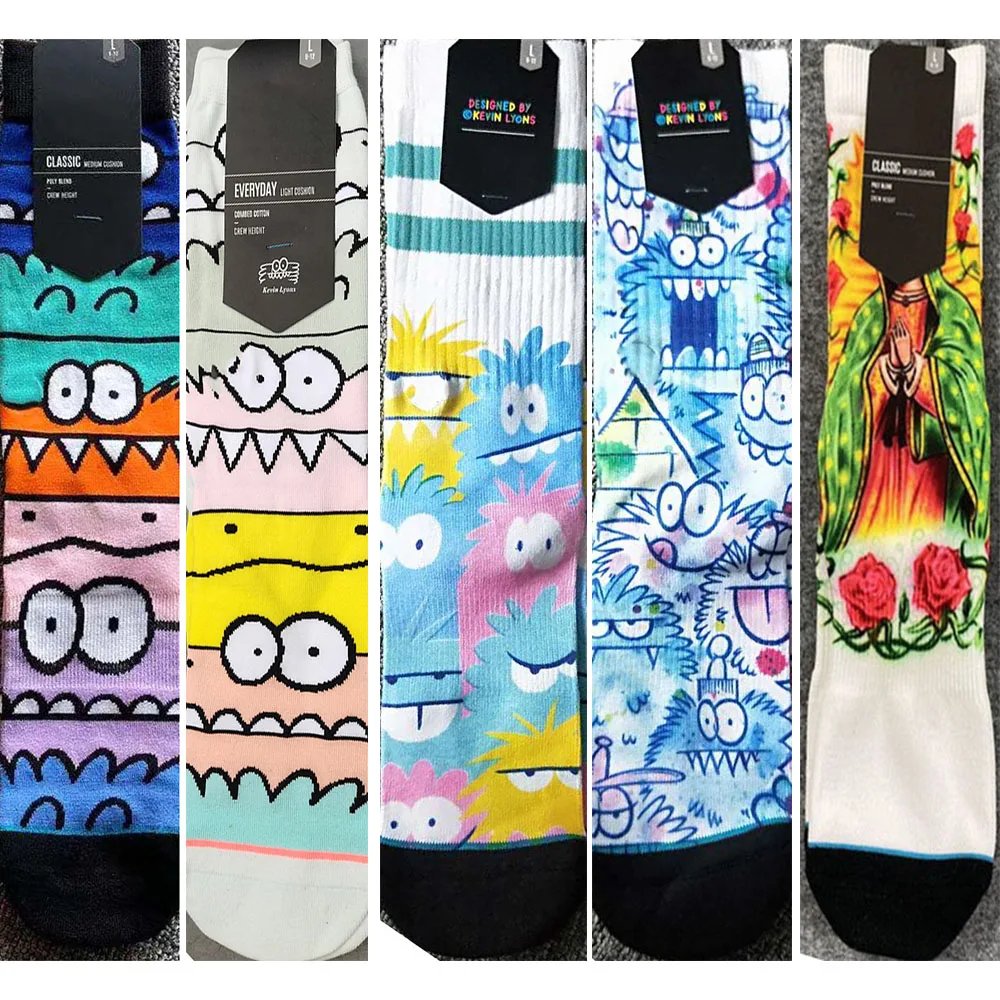 

Potato Funny Novelty Socks Men Hip Hop Street Style Skate/Basketball/Cycling/Running Sports Calcetines