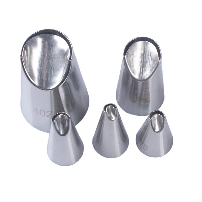 5 шт. хризантемы глазури трубопроводов сопла из нержавеющей стали инструмент для