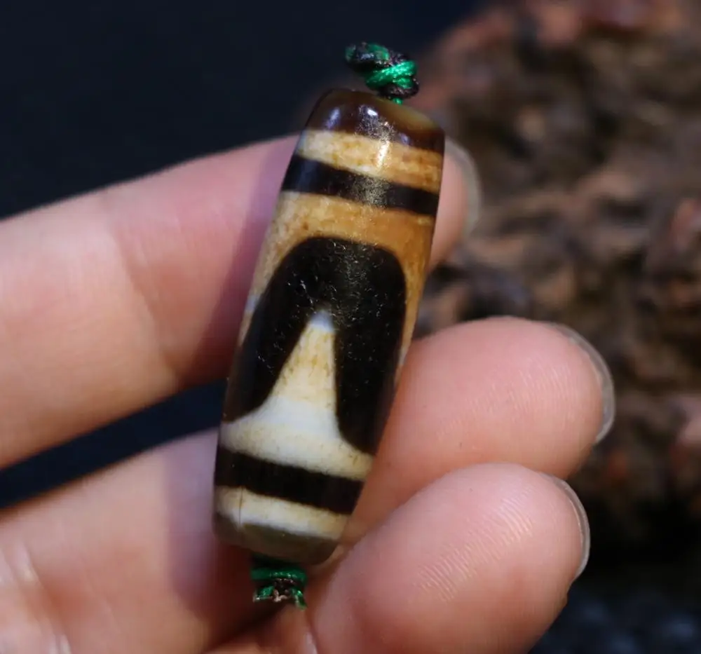 AL Treasure Magic Power Тибетский Старый Агат Тигровый зуб бусины дзи амулет кулон Talisman