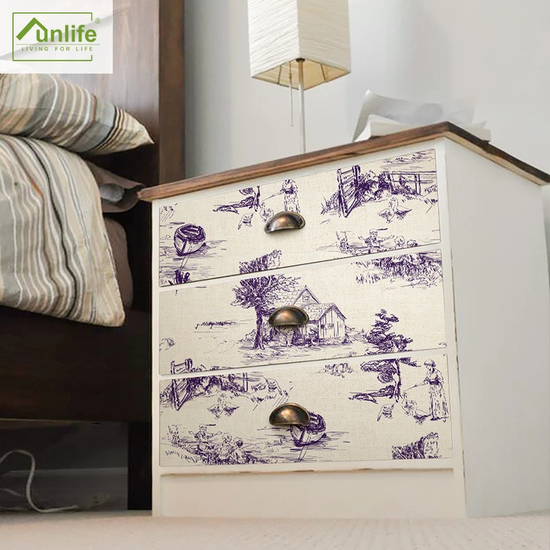 

Wallpaper Self-Adhesive Waterproof Moisture-Proof Wardrobe and Cabinet Stickers Bedroom Cozy Furniture Renovation