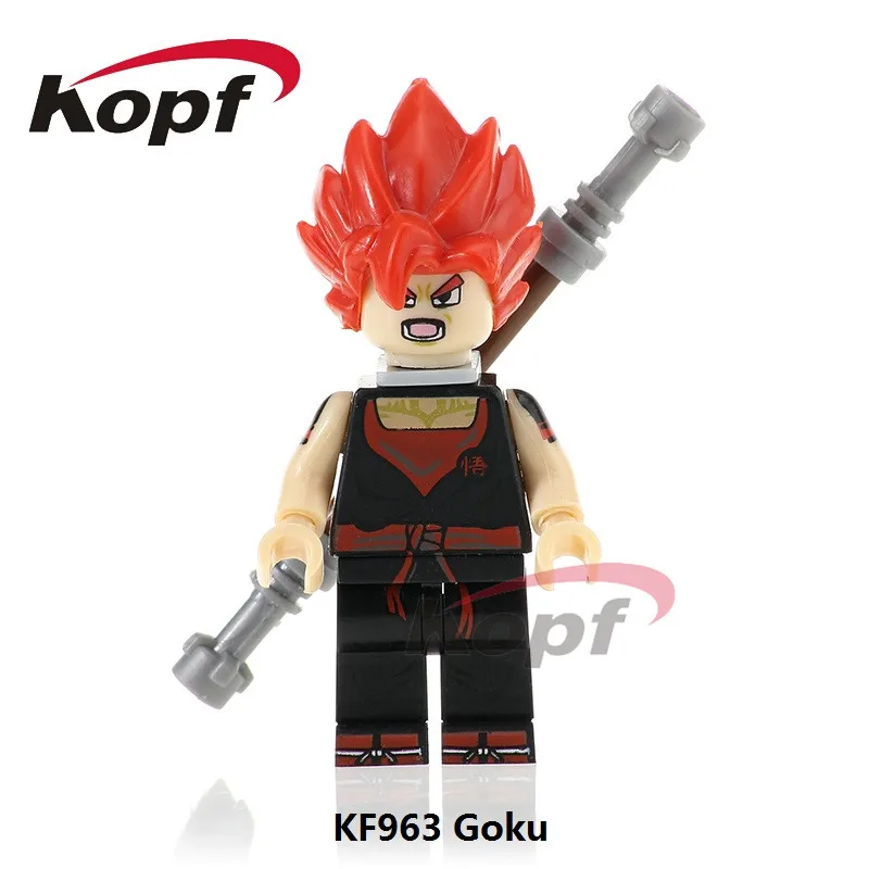 KF963 Without Box Одиночная строительных блоков Dragon Ball Z Majin Boo Android 16 Dyspo Kaio Shin Goku Ssj Xeno фигурки Детские модельные игрушки KF497 - Color: KF963 Without Box