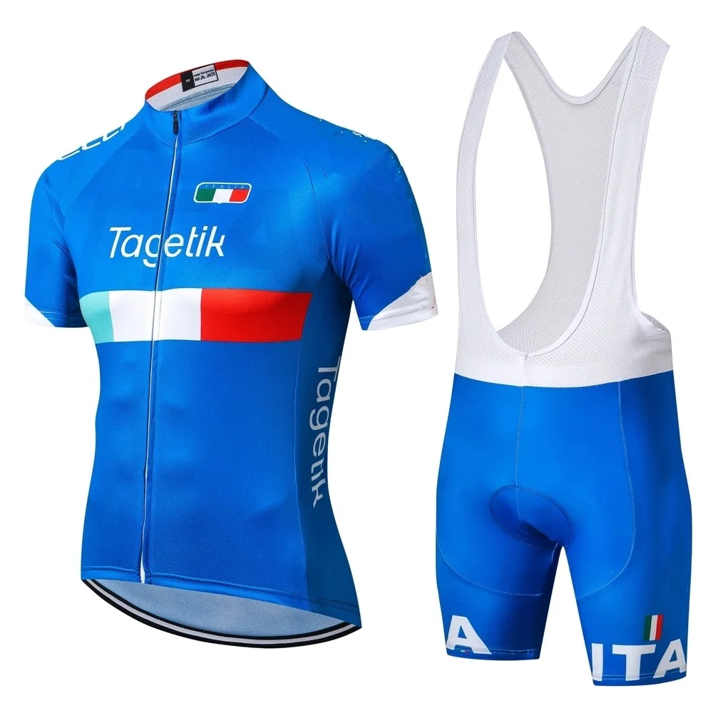 Новинка 2019 итальянский командный комплект для велоспорта гелевые велосипедные