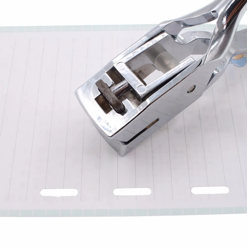 Овальный Дырокол 3 мм * 15 на бумаге или ПВХ карте ручная Защитная пленка для