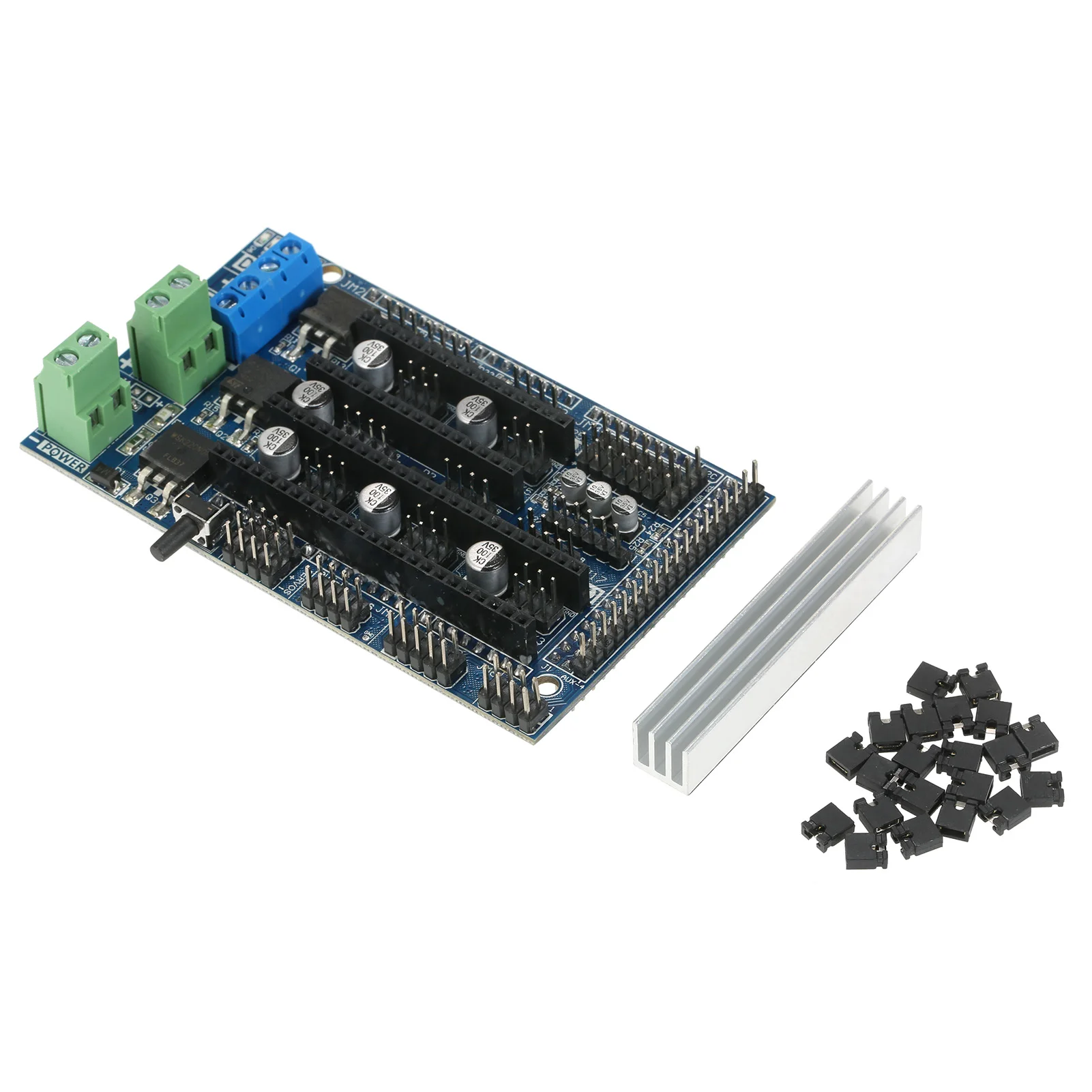 

Ramps 1.6 Control Board Base on Ramps 1.5 4-layer Control Panel Board with Heatsink Expansion Mainboard for 3D Printer Parts