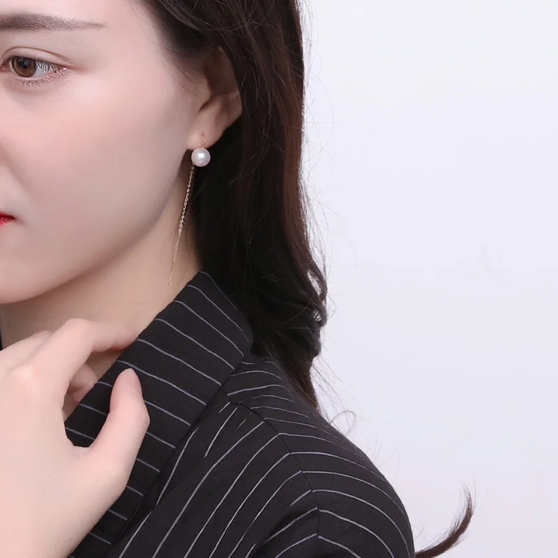 Серьги с натуральным жемчугом Akoya 7 5 мм|wire earrings|wire earring designswire wire |