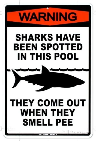 

Retro tin paintings s In The Pool Tin Sign Funny Pool Warning Metal Plaque Tin Sign