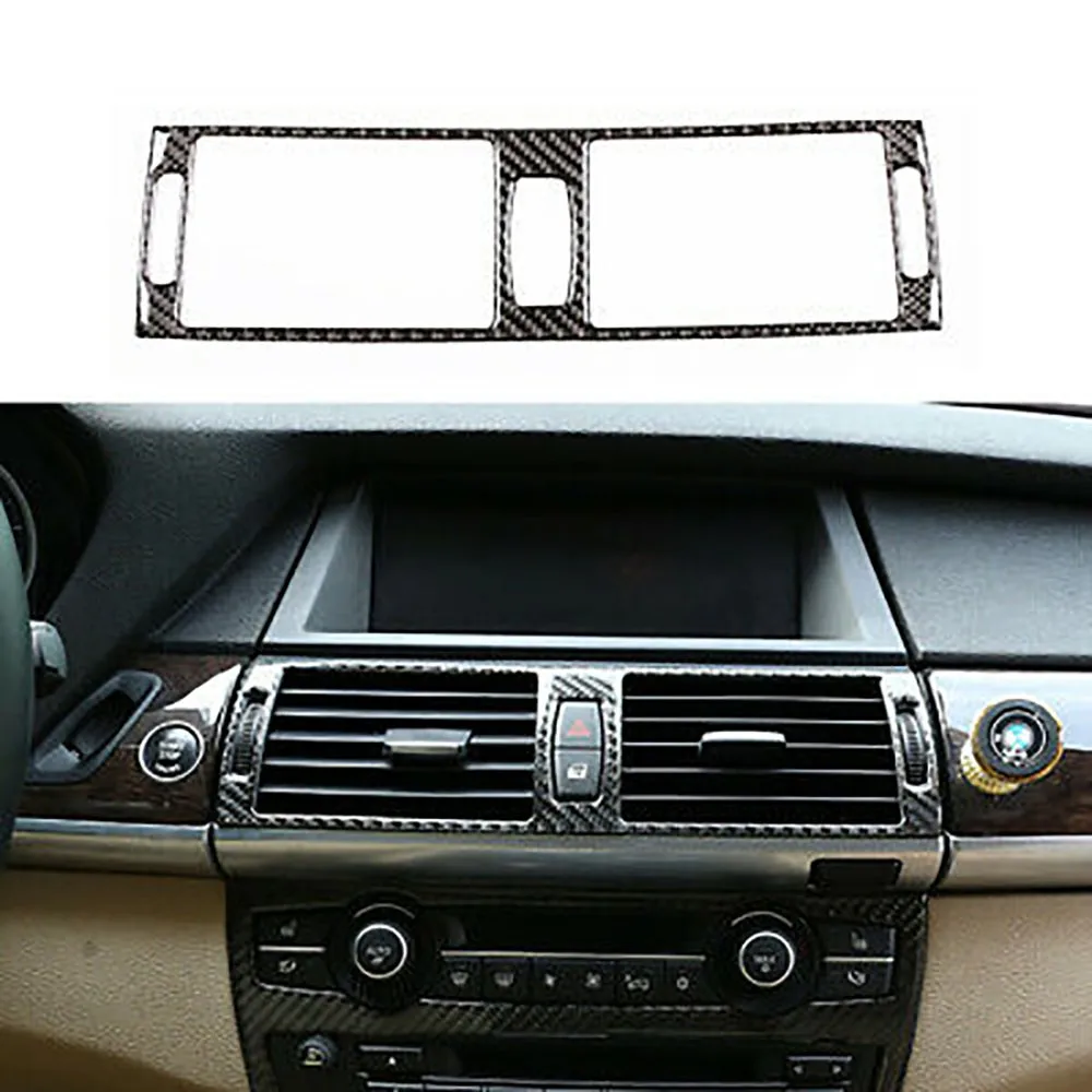 

16pcs Full Interior Trim X6 E71 Accessories Carbon Fiber Cover Stickers