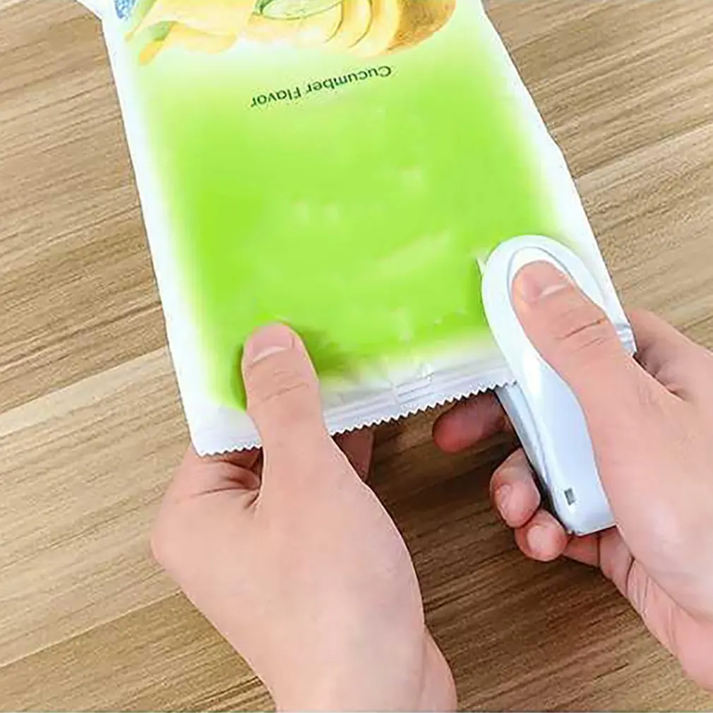 Портативная мини машина запечатывания для пластиковых пакетов Вакуумная