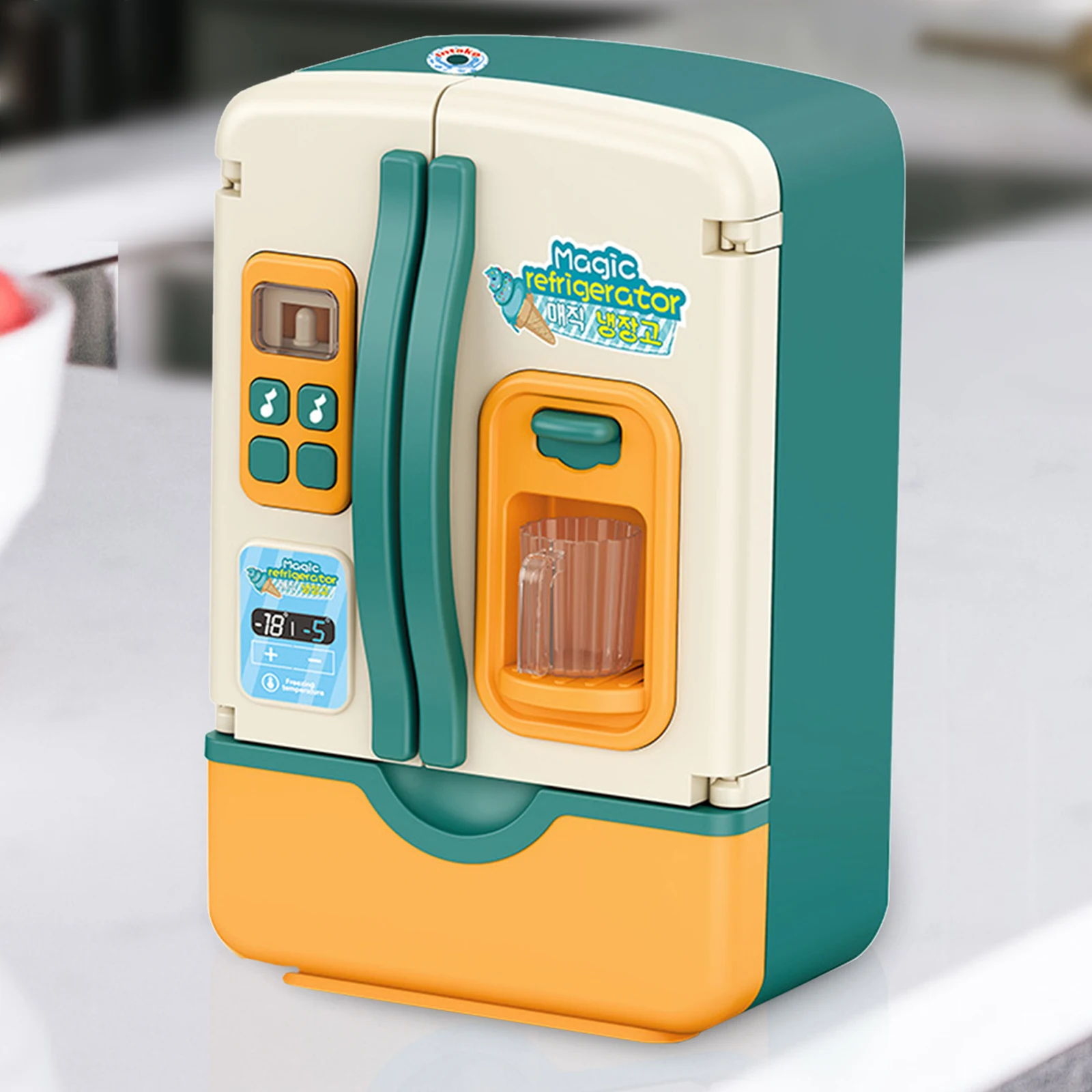 Детская творческая имитационная игрушка Кухня Холодильник Миниатюрный представительский ролевой игры для детей.
