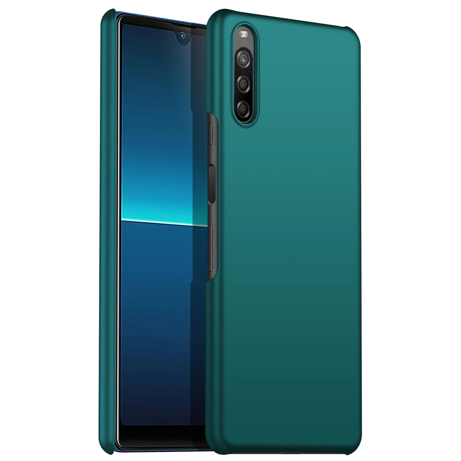 

For Sony Xperia L4 PC Cases Super Luxury Matte Plain Black Phone Cover For Xperia L4 Hard Slim Plastic Shockproof Funda Cover