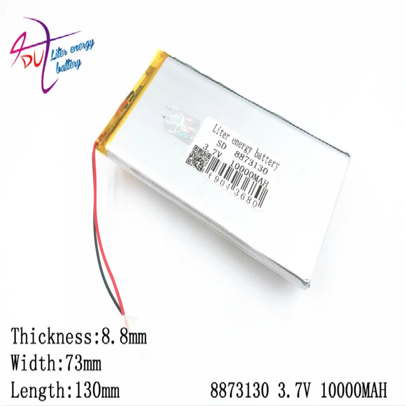Аккумуляторная батарея для планшета 3 7 В 8873130 10000 мАч|lithium polymer battery|polymer battery3.7 v |